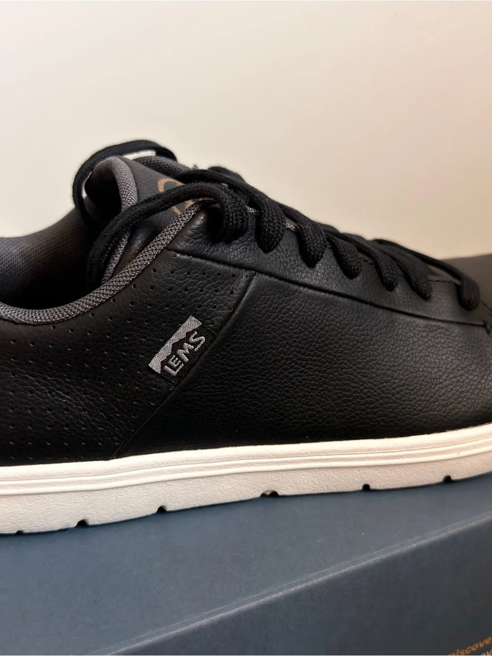 Lems Kourt Black Top Men’s Casual Sneakers - Black